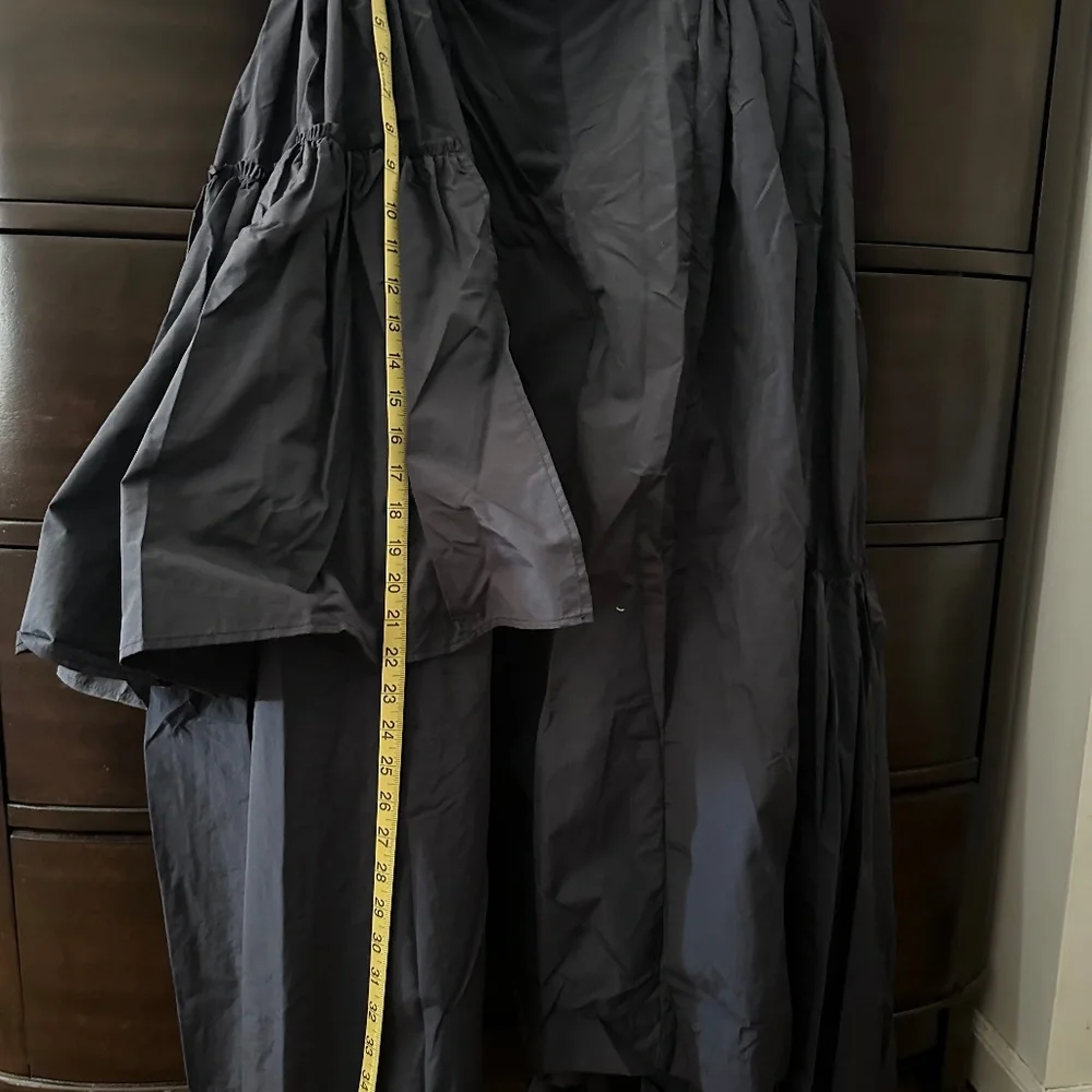 The Kemist Calais Asymmetrical Wind Breaker Maxi Skirt w/ Ruffle detail NWT - Picture 7 of 9